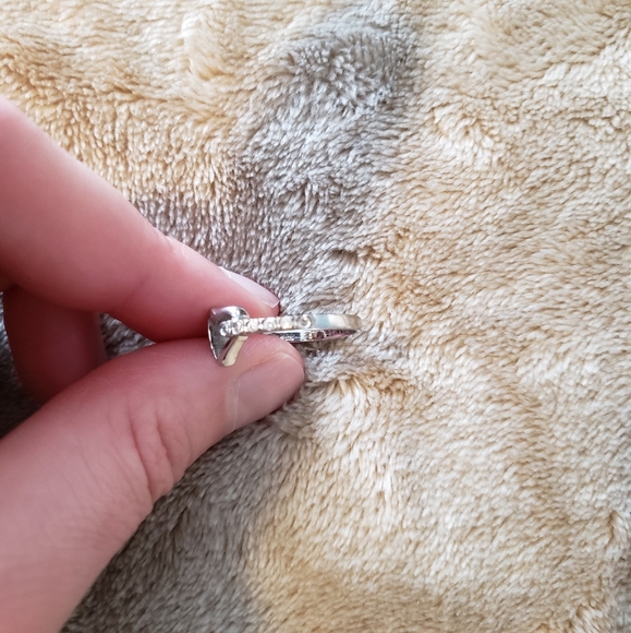 Sterling silver ring with heart - Picture 5 of 7